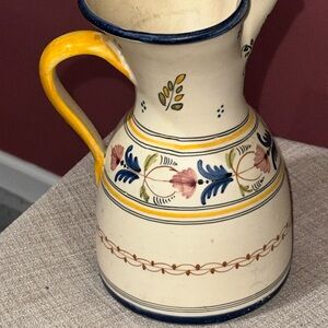 Talavera Mexican Hand Painted Pitcher